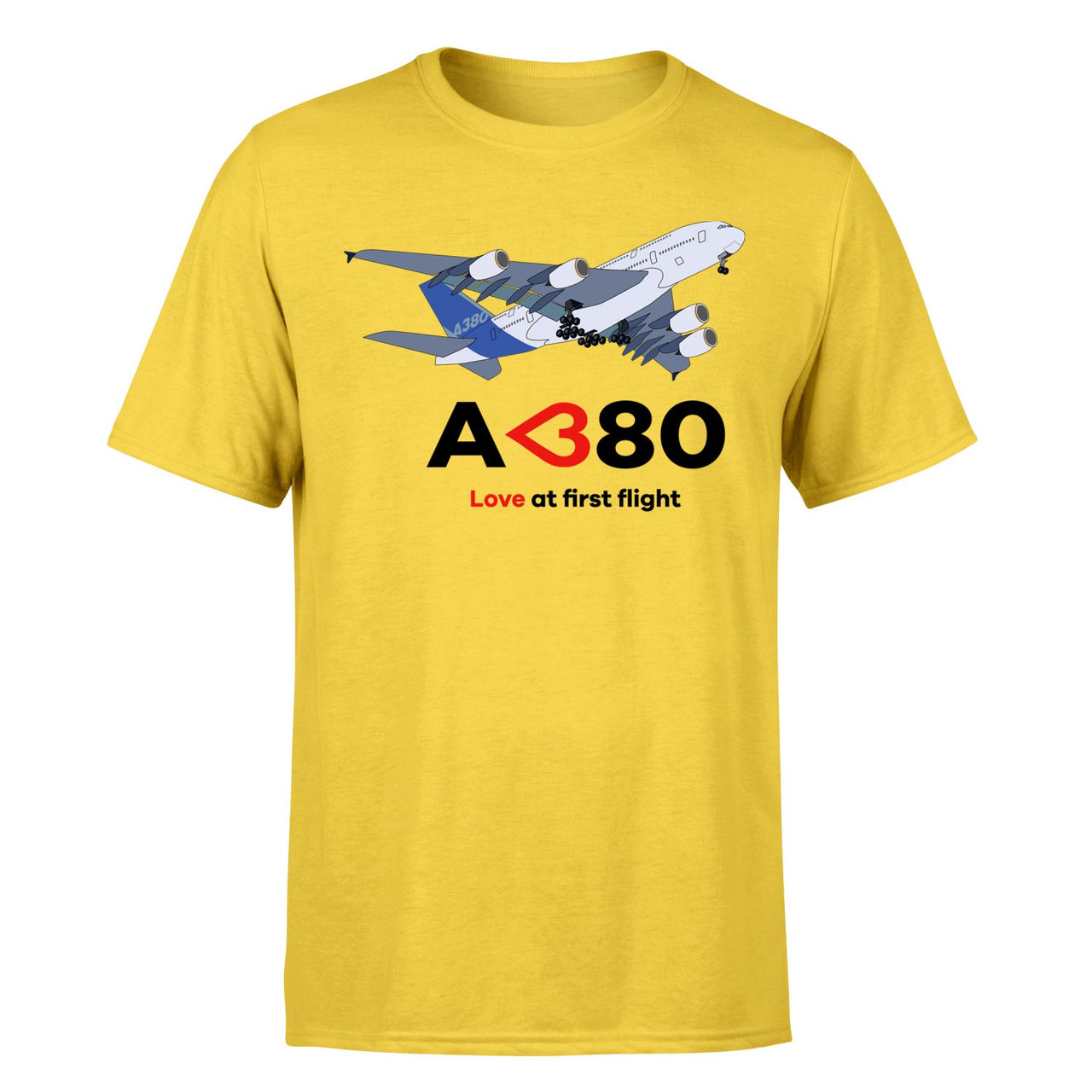 Airbus A380 Love at first flight Designed T-Shirts