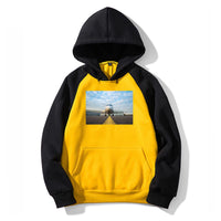 Thumbnail for Face to Face with Beautiful Jet Designed Colourful Hoodies