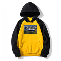 Thumbnail for Amazing View with Blue Angels Aircraft Designed Colourful Hoodies