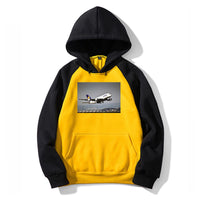 Thumbnail for Departing Lufthansa A380 Designed Colourful Hoodies