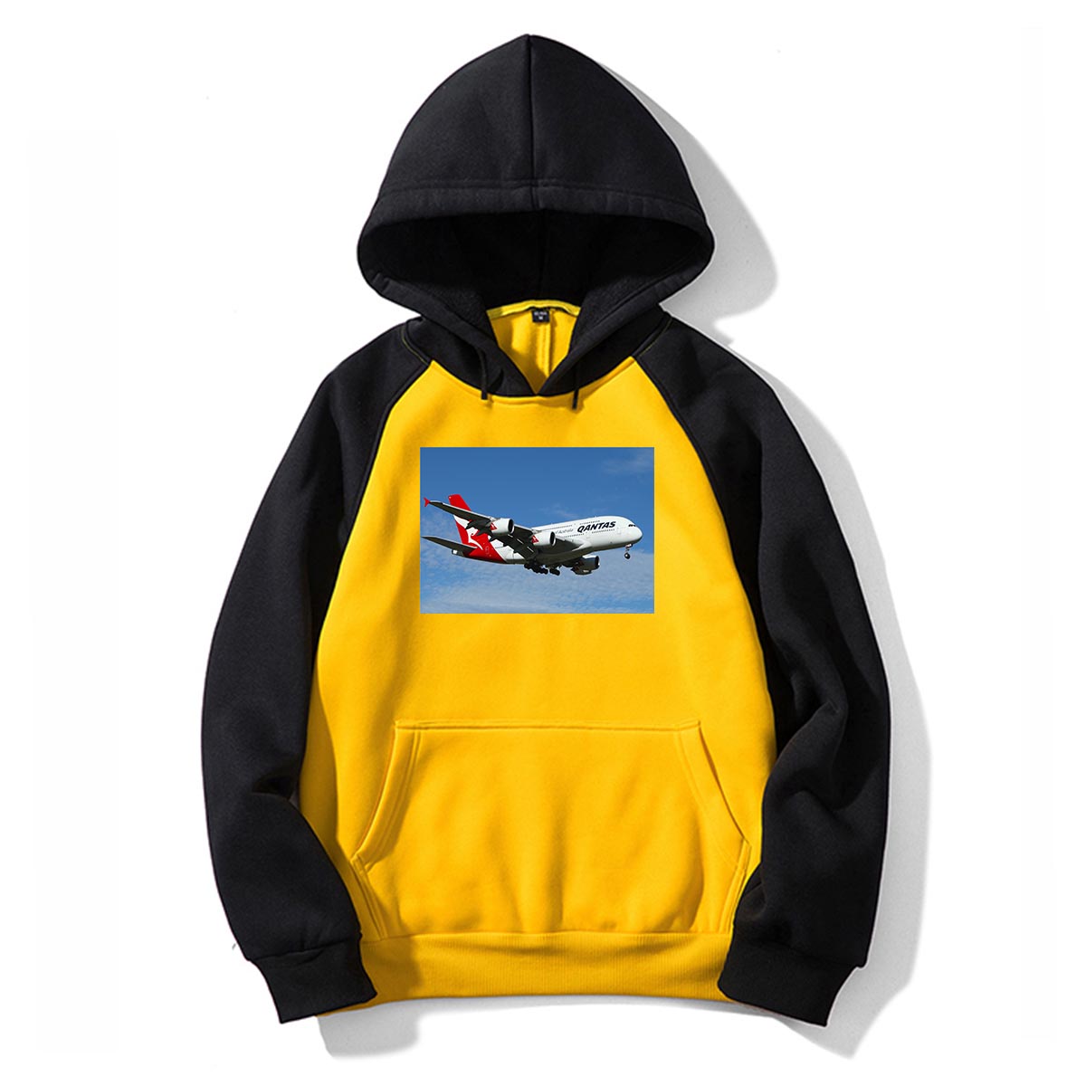 Landing Qantas A380 Designed Colourful Hoodies