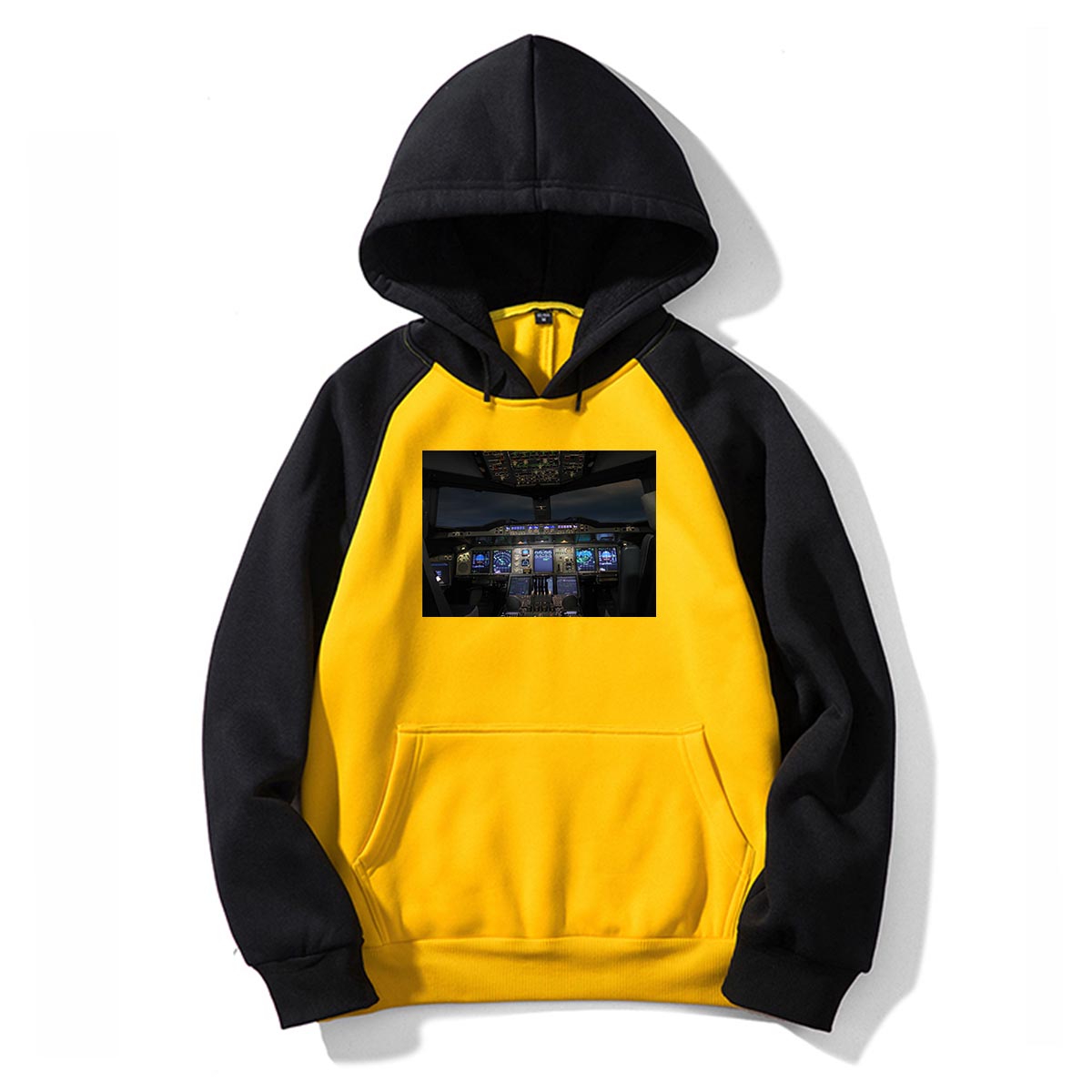 Airbus A380 Towards Sunset Designed Colourful Hoodies