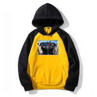Thumbnail for Cessna 172 Cockpit Designed Colourful Hoodies