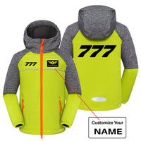 Thumbnail for 777 Flat Text Designed Children Polar Style Jackets