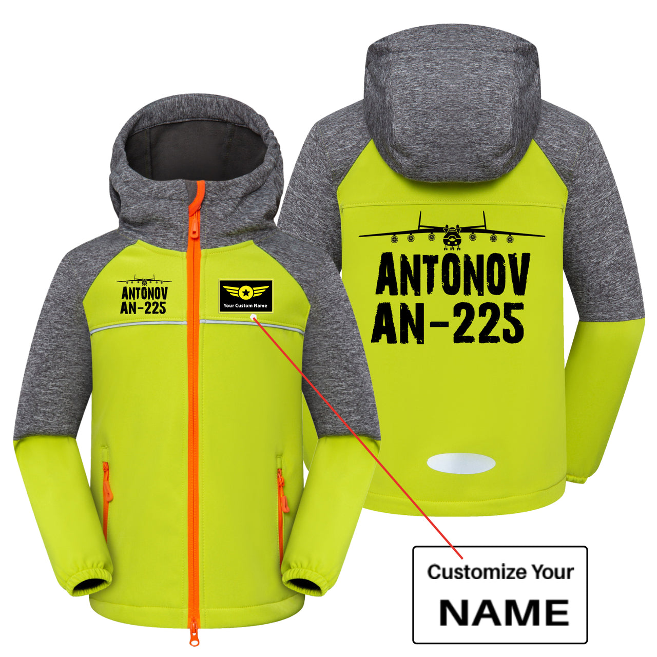 Antonov AN-225 & Plane Designed Children Polar Style Jackets