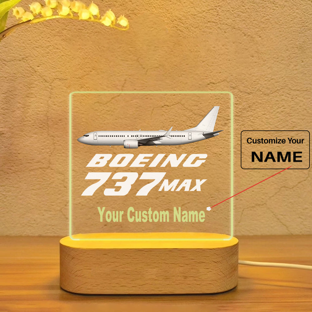 The Boeing 737Max Designed Night Lamp