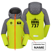 Thumbnail for Boeing 737 & Plane Designed Children Polar Style Jackets