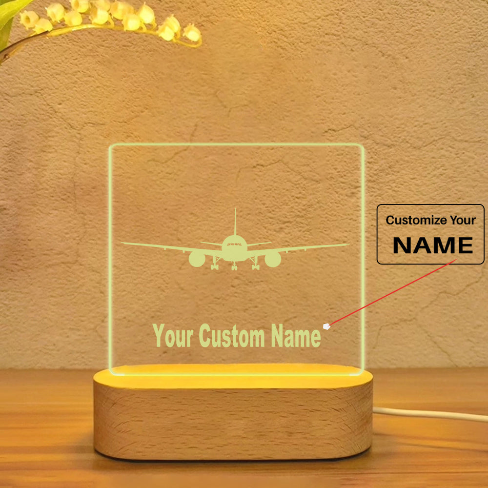 Boeing 777 Silhouette Designed Night Lamp