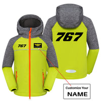 Thumbnail for 767 Flat Text Designed Children Polar Style Jackets