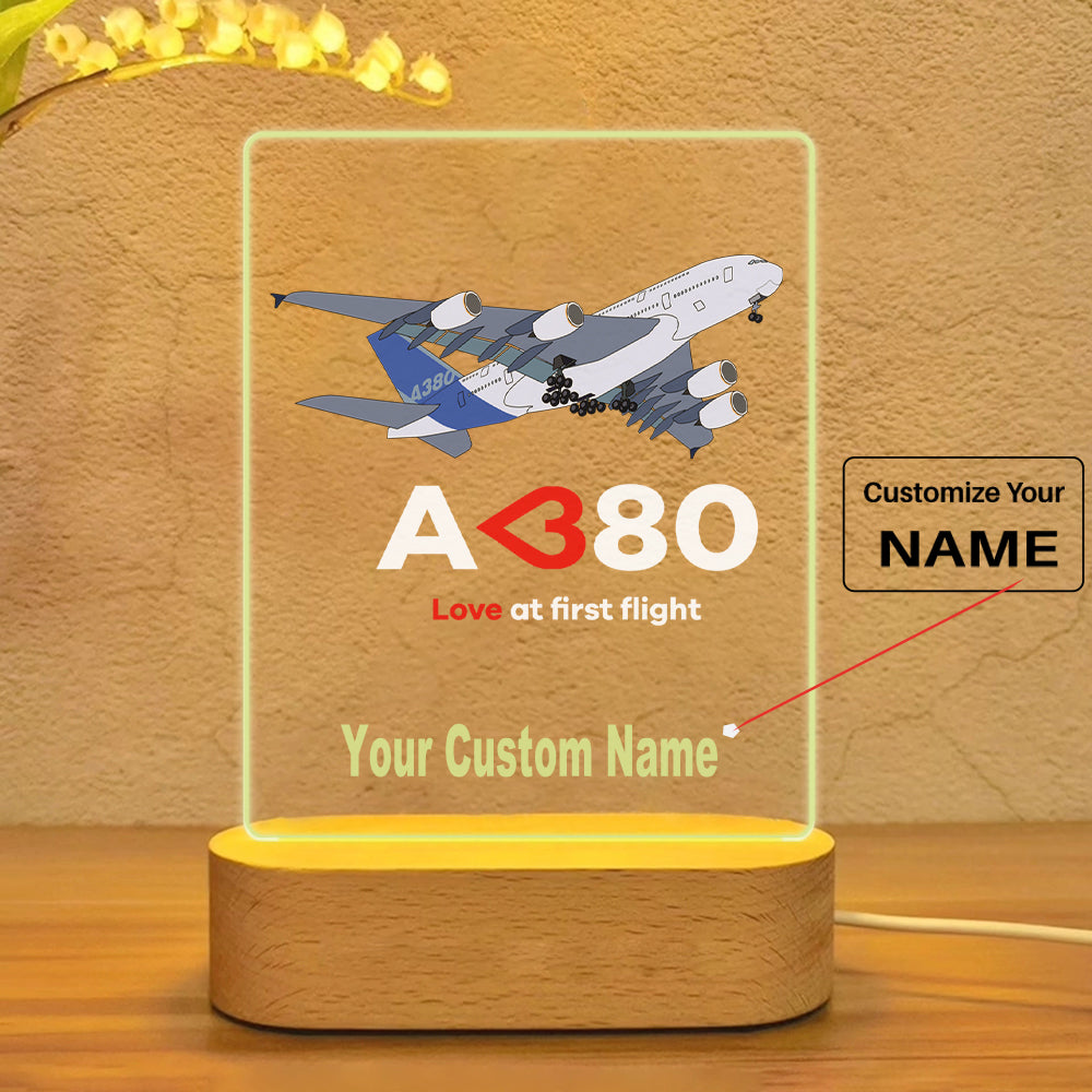 Airbus A380 Love at first flight Designed Night Lamp
