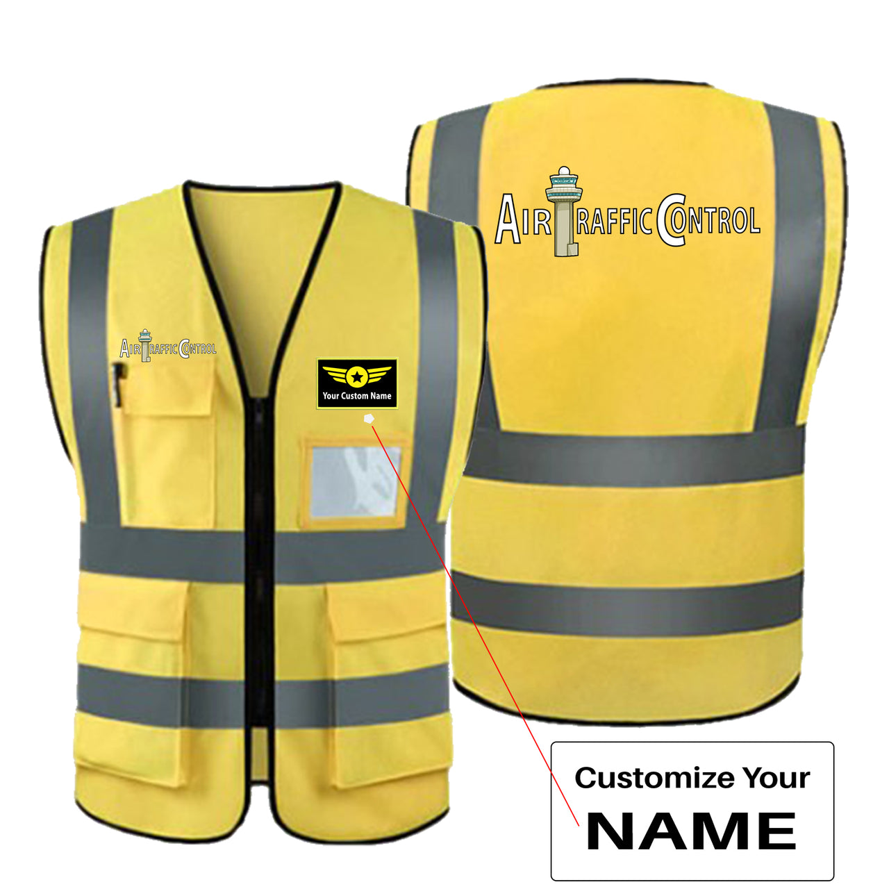 Air Traffic Control Designed Reflective Vests Aviation Shop