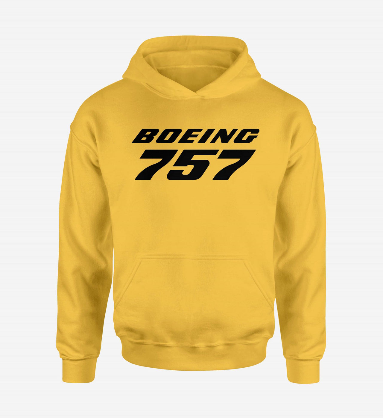 Boeing 757 & Text Designed Hoodies