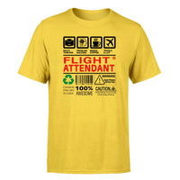 Thumbnail for Flight Attendant Label Designed T-Shirts