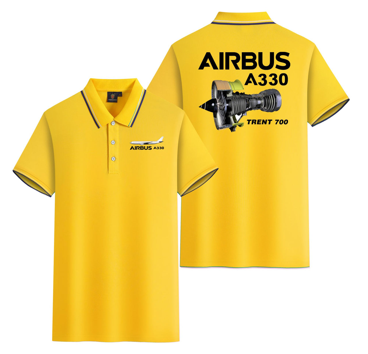 Airbus A330 & Trent 700 Engine Designed Stylish Polo T-Shirts (Double-Side)