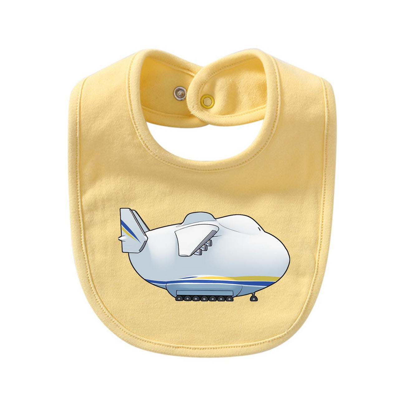 Antonov 225 Side Profile Designed Baby Saliva & Feeding Towels