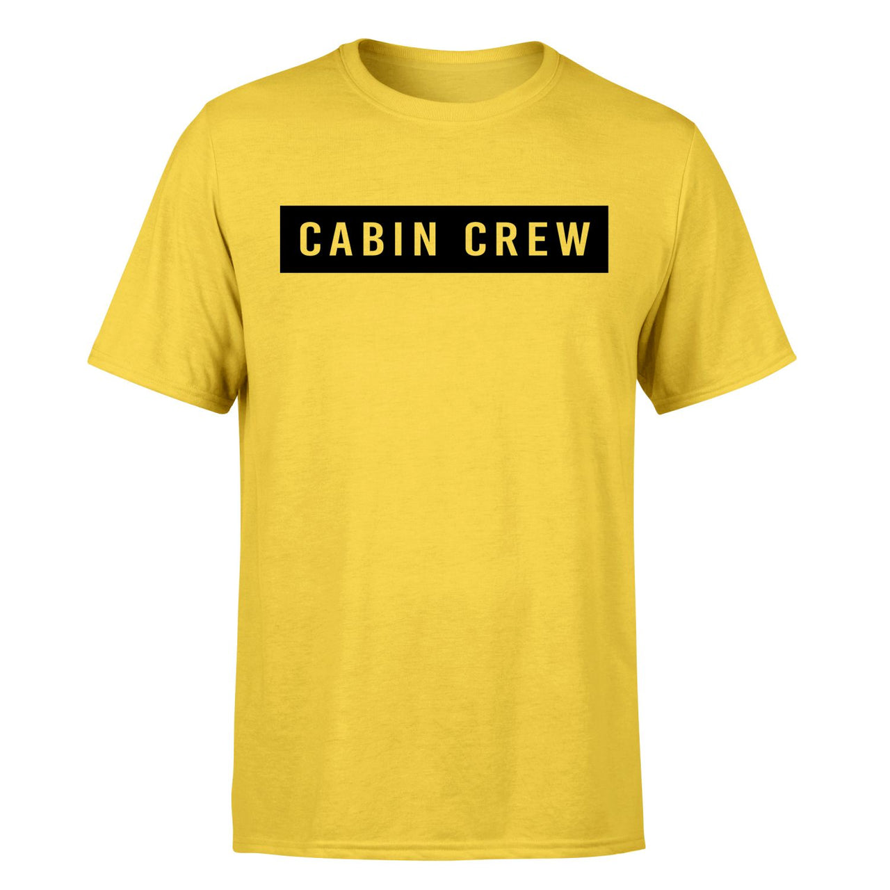 Cabin Crew Text Designed T-Shirts