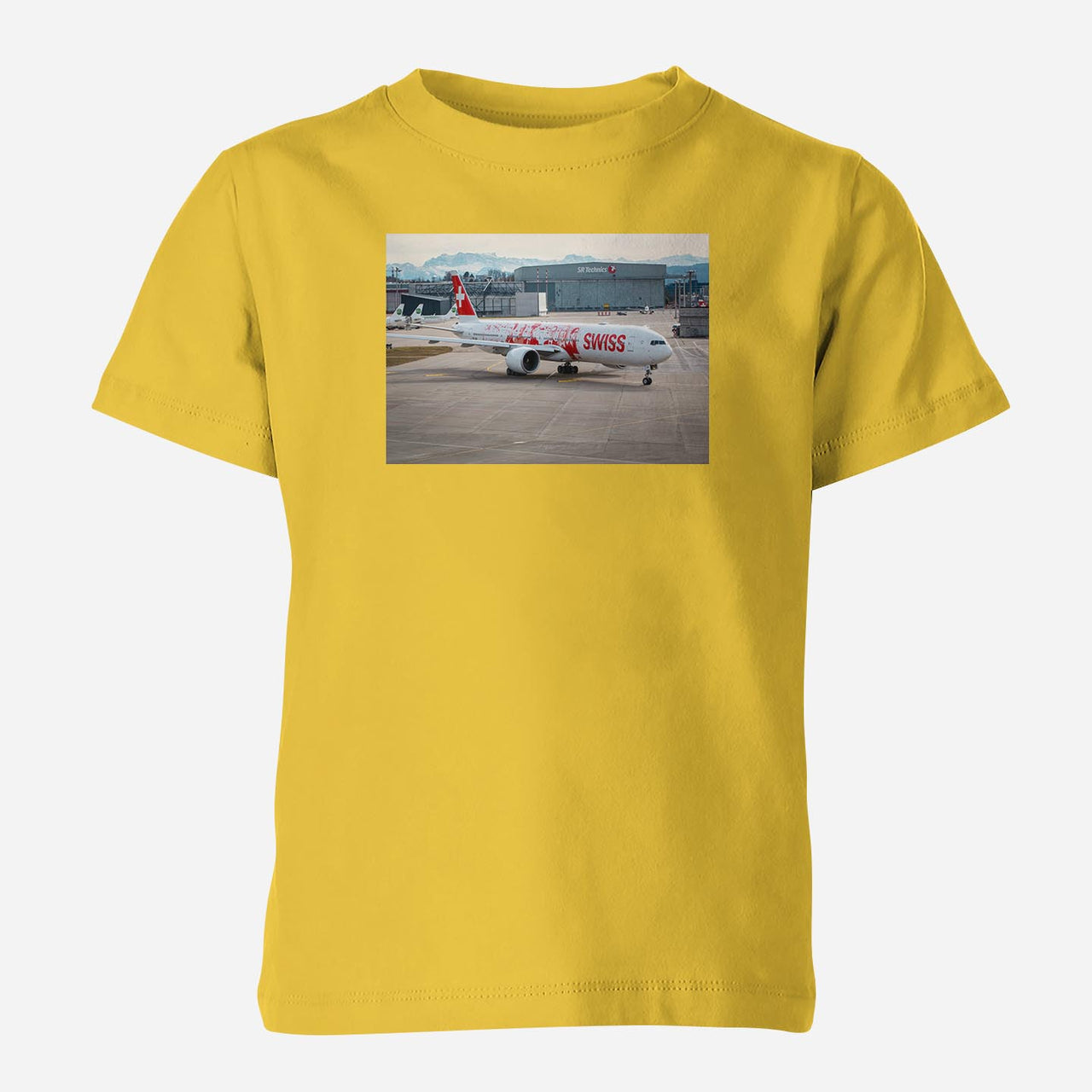 Boeing 777 Swiss Foto Designed Children T-Shirts