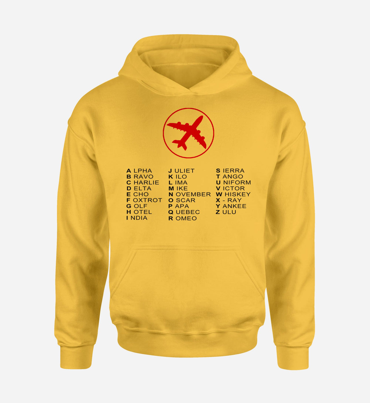 Aviation Alphabet 2 Designed Hoodies