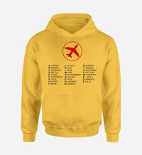 Thumbnail for Aviation Alphabet 2 Designed Hoodies