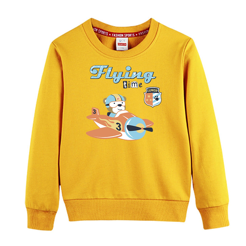 Flying Time & Junior Pilot Designed "CHILDREN" Sweatshirts
