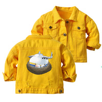 Thumbnail for Antonov 225 Nesting Designed Children Denim Jackets