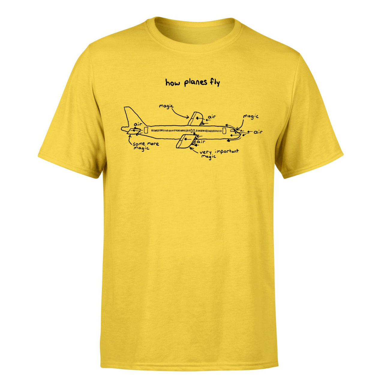 How Planes Fly Designed T-Shirts