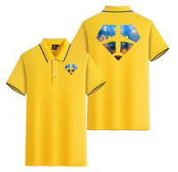 Thumbnail for Supermen of The Skies (Sunrise) Designed Stylish Polo T-Shirts (Double-Side)