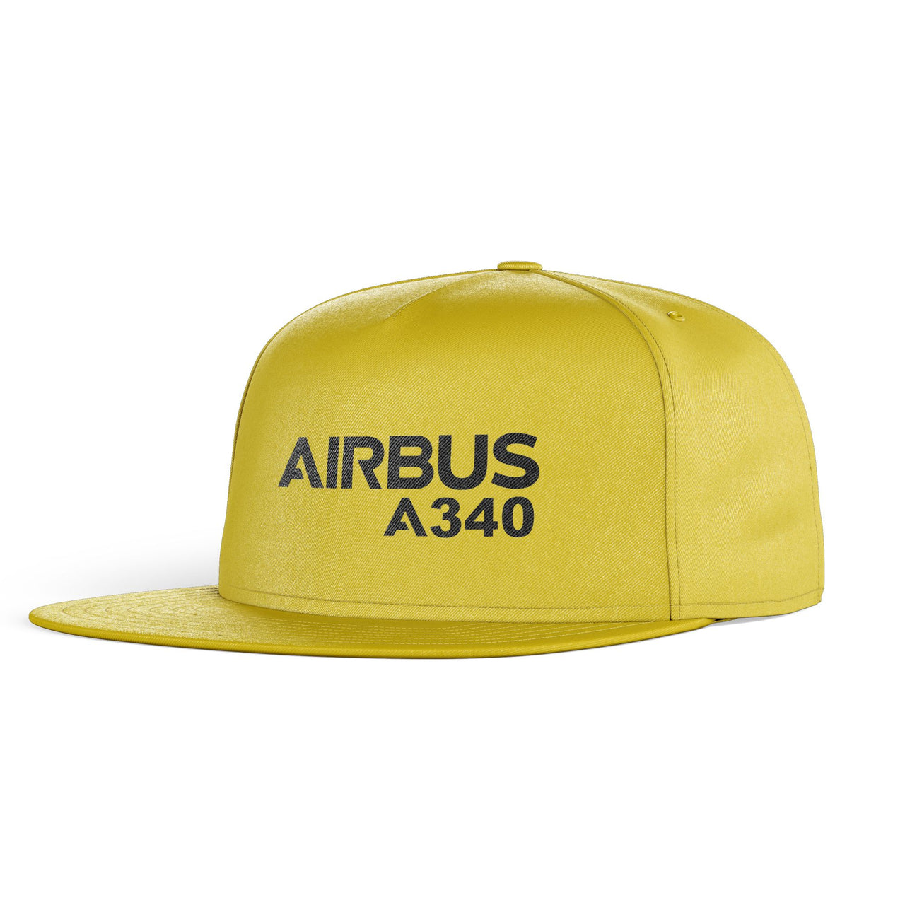 Airbus A340 & Text Designed Snapback Caps & Hats