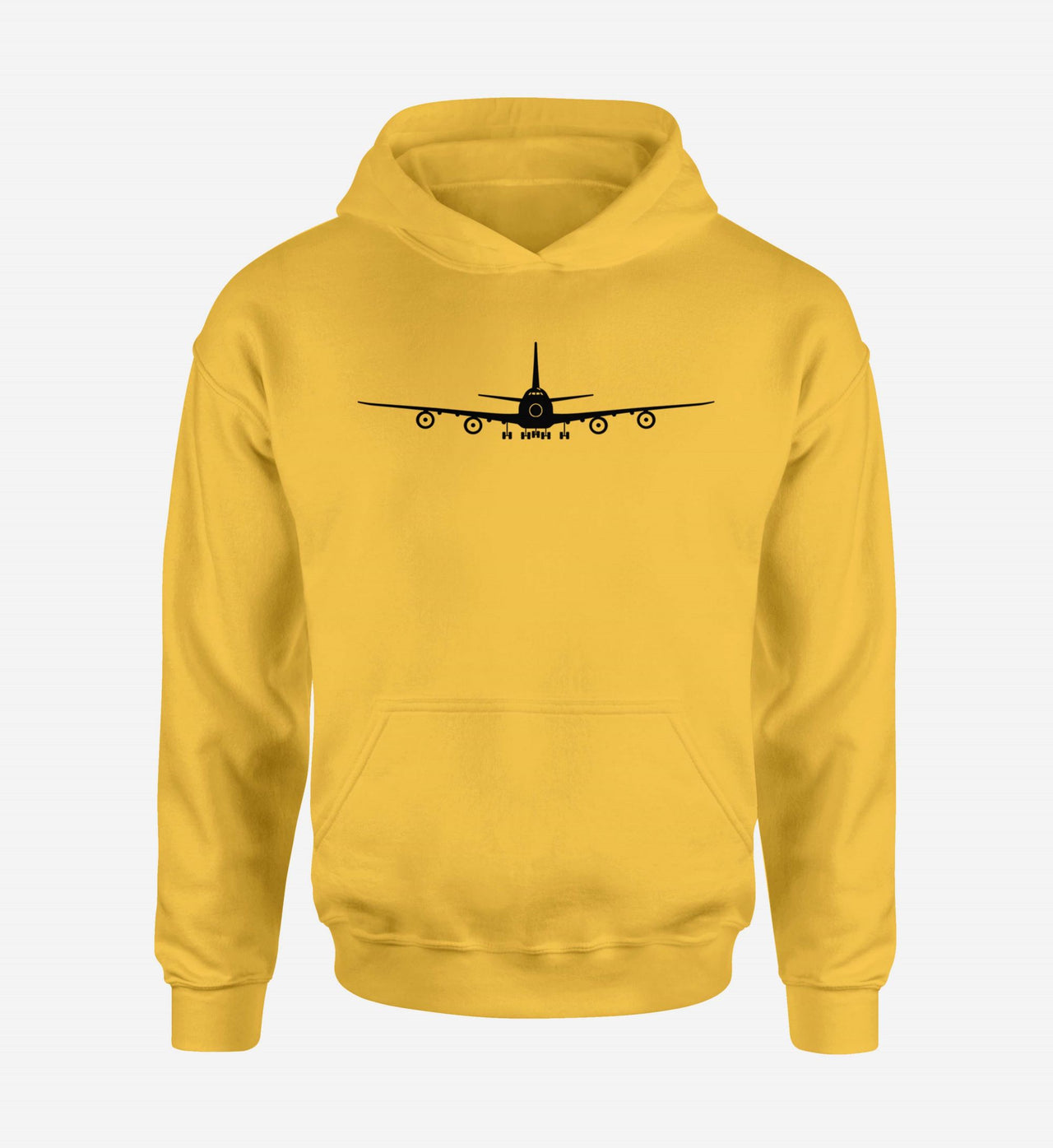 Boeing 747 Silhouette Designed Hoodies