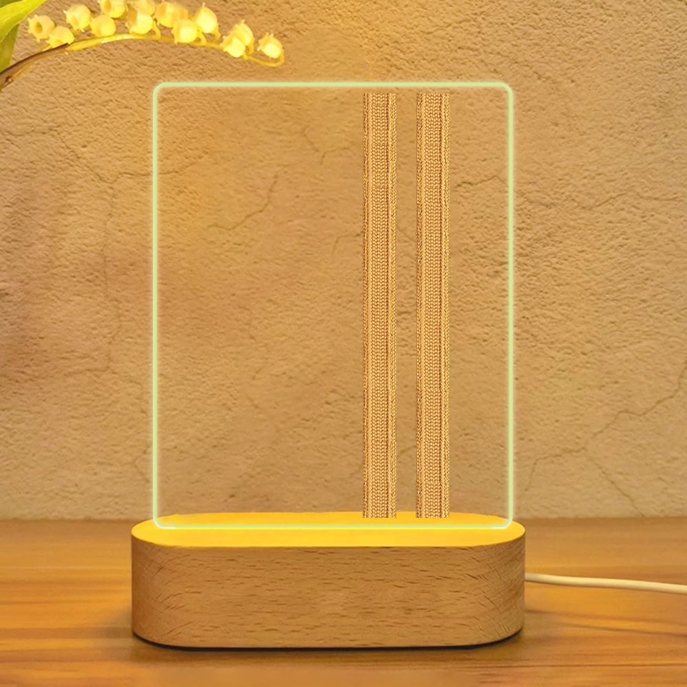 Special Pilot Epaulettes 2 Lines Designed Night Lamp