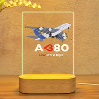 Thumbnail for Airbus A380 Love at first flight Designed Night Lamp