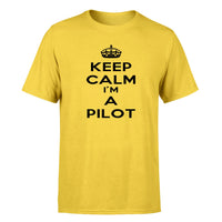 Thumbnail for Keep Calm I'm a Pilot Designed T-Shirts
