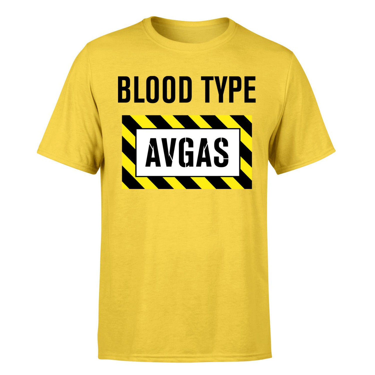 Blood Type AVGAS Designed T-Shirts