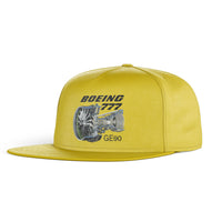 Thumbnail for Boeing 777 & GE90 Engine Designed Snapback Caps & Hats
