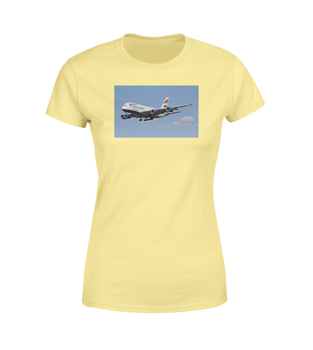 Landing British Airways A380 Designed Women T-Shirts