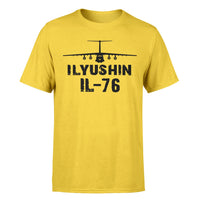 Thumbnail for ILyushin IL-76 & Plane Designed T-Shirts