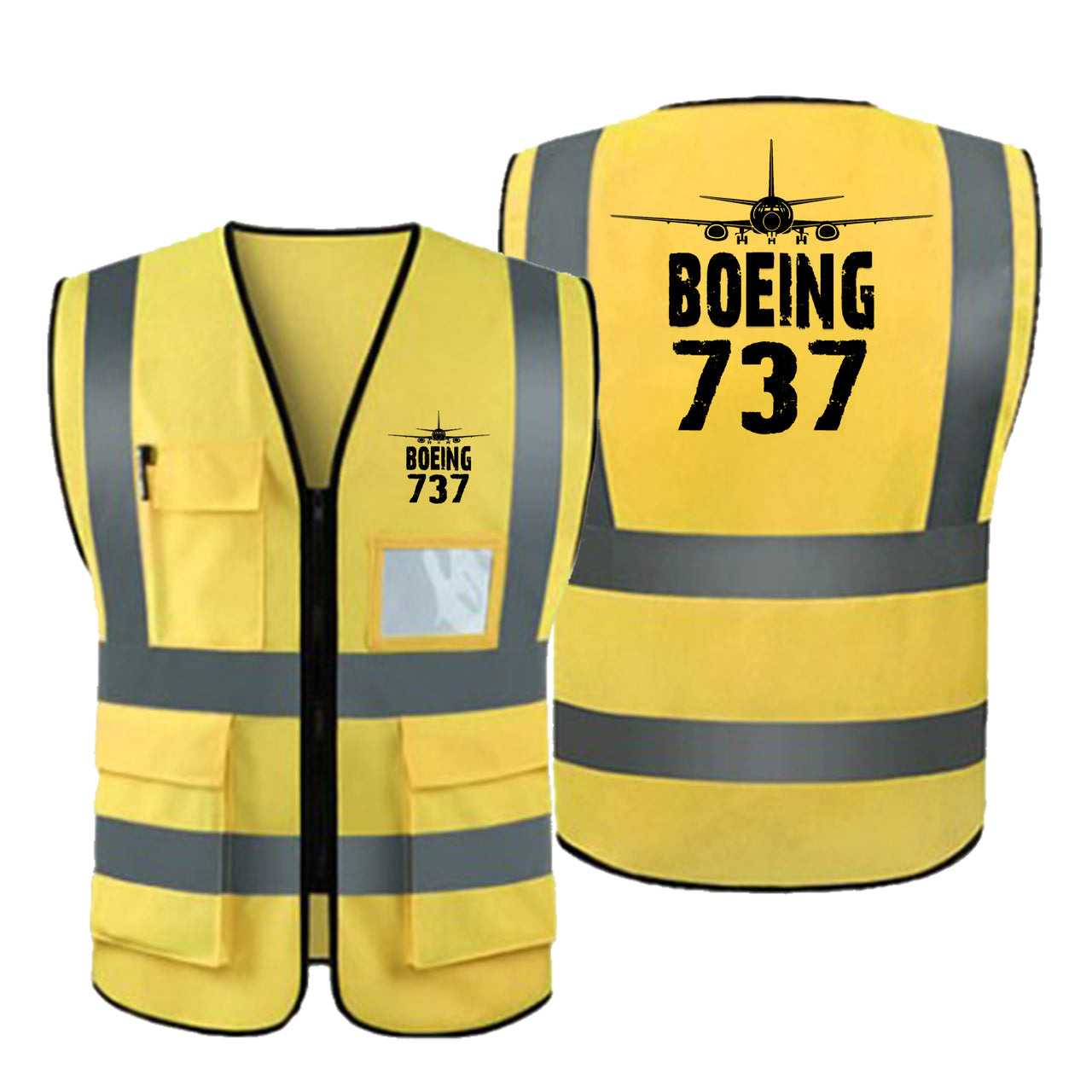 Boeing 737 & Plane Designed Reflective Vests