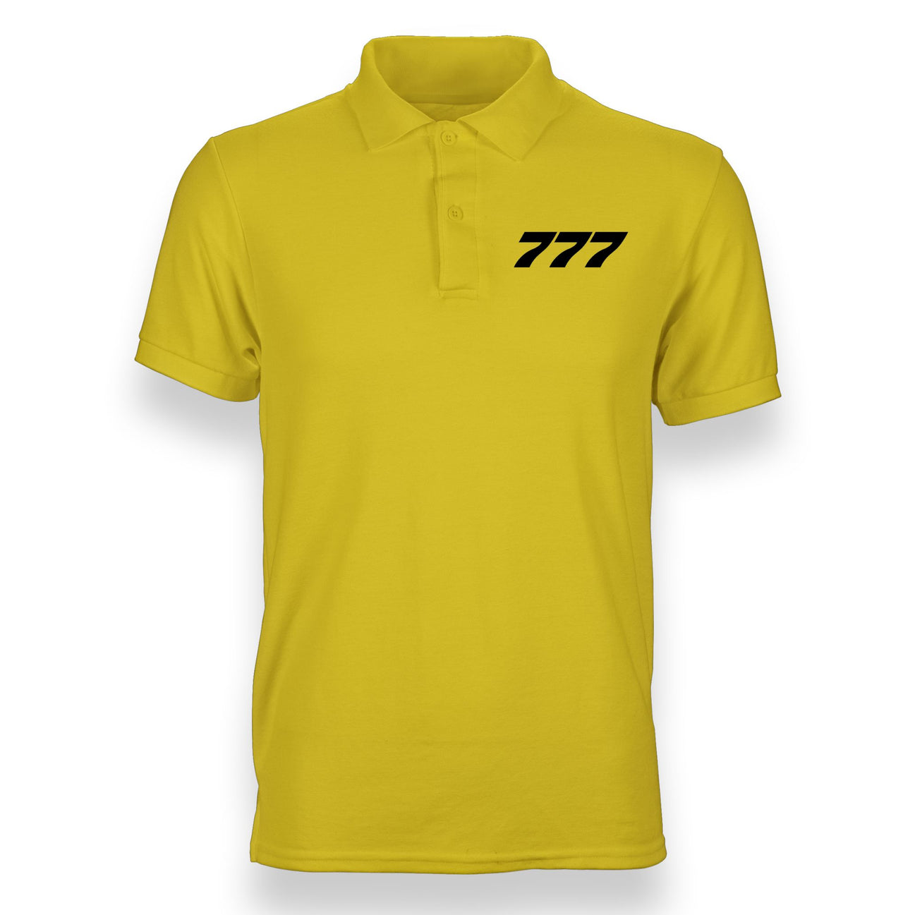777 Flat Text Designed "WOMEN" Polo T-Shirts