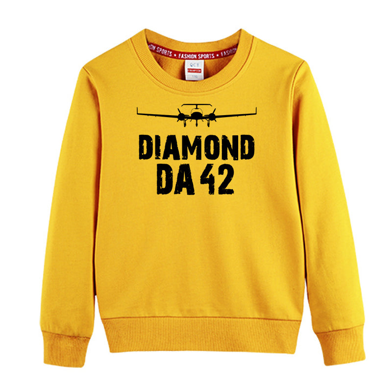 Diamond DA42 & Plane Designed "CHILDREN" Sweatshirts