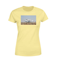 Thumbnail for Boeing 747 Carrying Nasa's Space Shuttle Designed Women T-Shirts