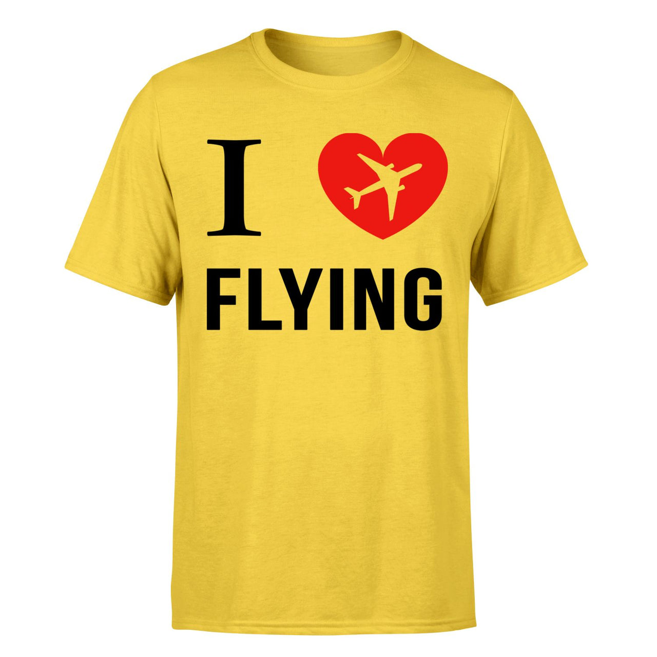 I Love Flying Designed T-Shirts