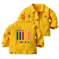 Thumbnail for Colourful Cabin Crew Designed Children Denim Jackets