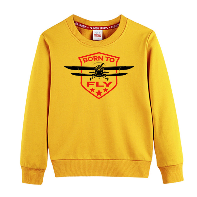 Born To Fly Designed Designed "CHILDREN" Sweatshirts