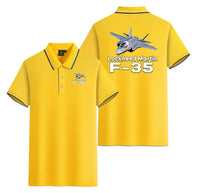 Thumbnail for The Lockheed Martin F35 Designed Stylish Polo T-Shirts (Double-Side)
