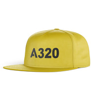 Thumbnail for A320 Flat Text Designed Snapback Caps & Hats