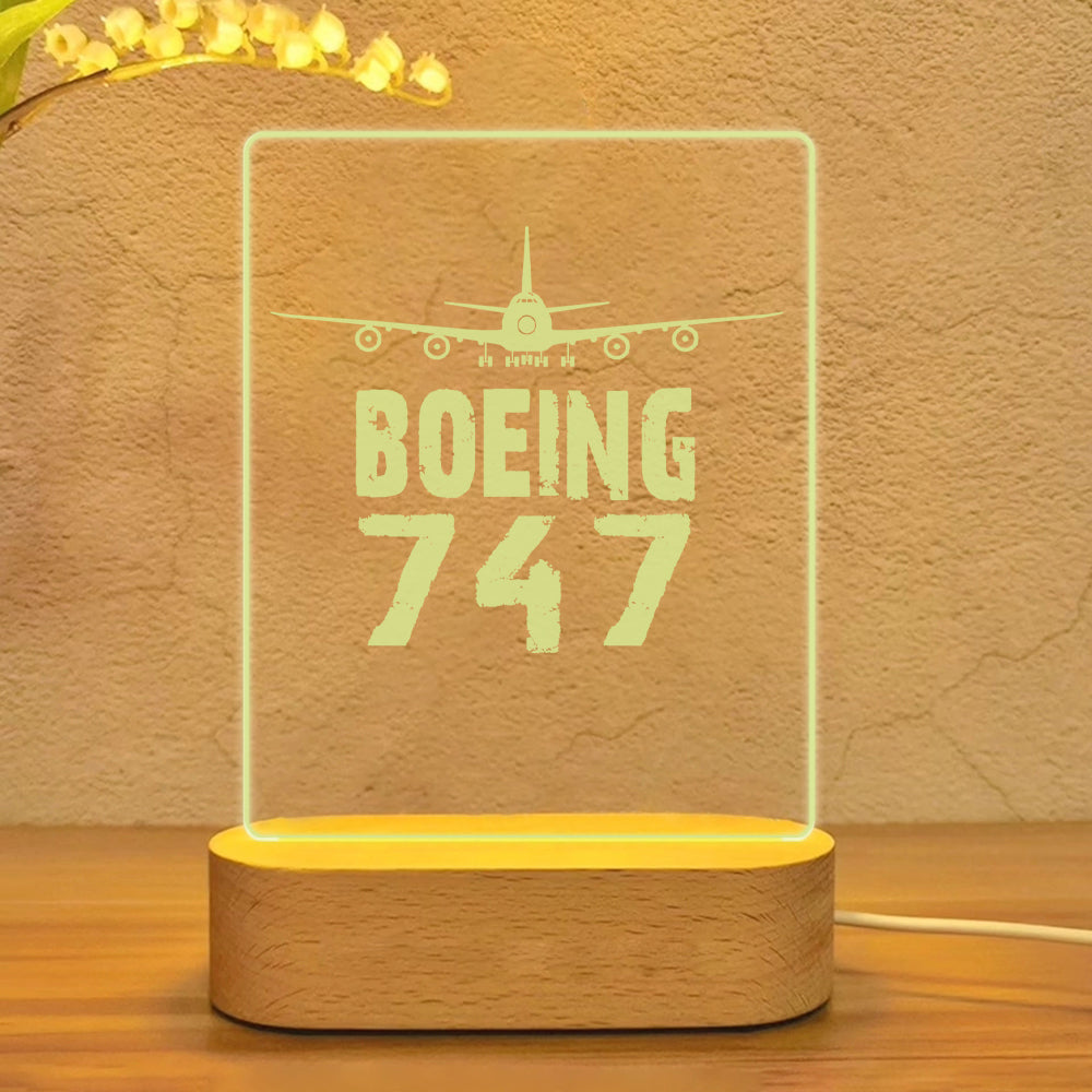 Boeing 747 & Plane Designed Night Lamp