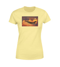 Thumbnail for Departing Fighting Falcon F16 Designed Women T-Shirts
