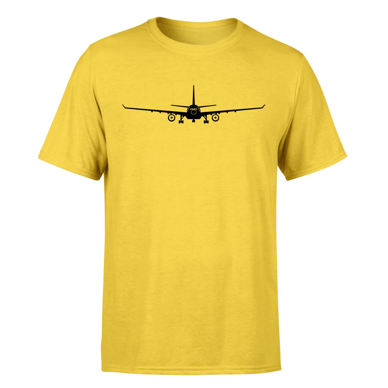 Airbus A330 Silhouette Designed T-Shirts