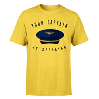 Thumbnail for Your Captain Is Speaking Designed T-Shirts