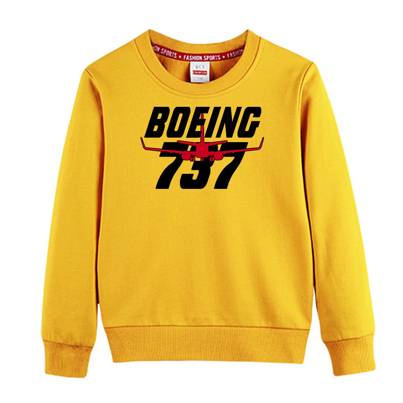 Amazing Boeing 737 Designed "CHILDREN" Sweatshirts